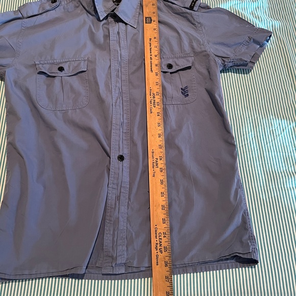 Gio Goi blue button down - Picture 5 of 8